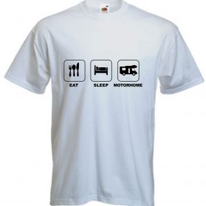 Eat Sleep Motorhome T-Shirt, Camper Tshirt, Camping T Shirt, Camper, Campervan
