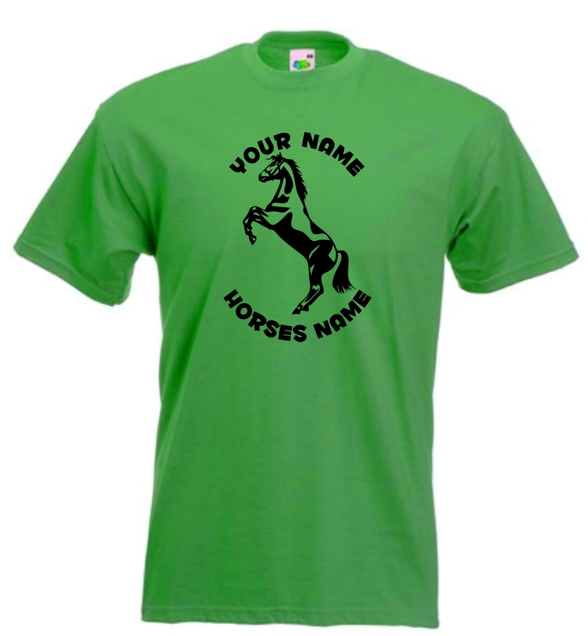 Stallion Rearing Horse Riding Kids T-Shirt, Horseriding Personalised TShirt - Image 7