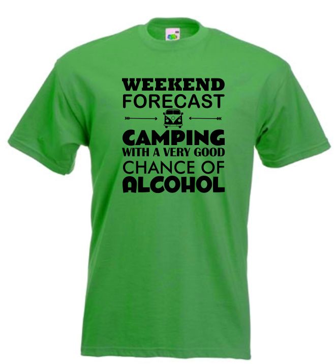 Camping T-Shirt, Camper Tshirt, Campervan T-Shirt, Funny TShirt, Camper Alcohol - Image 9
