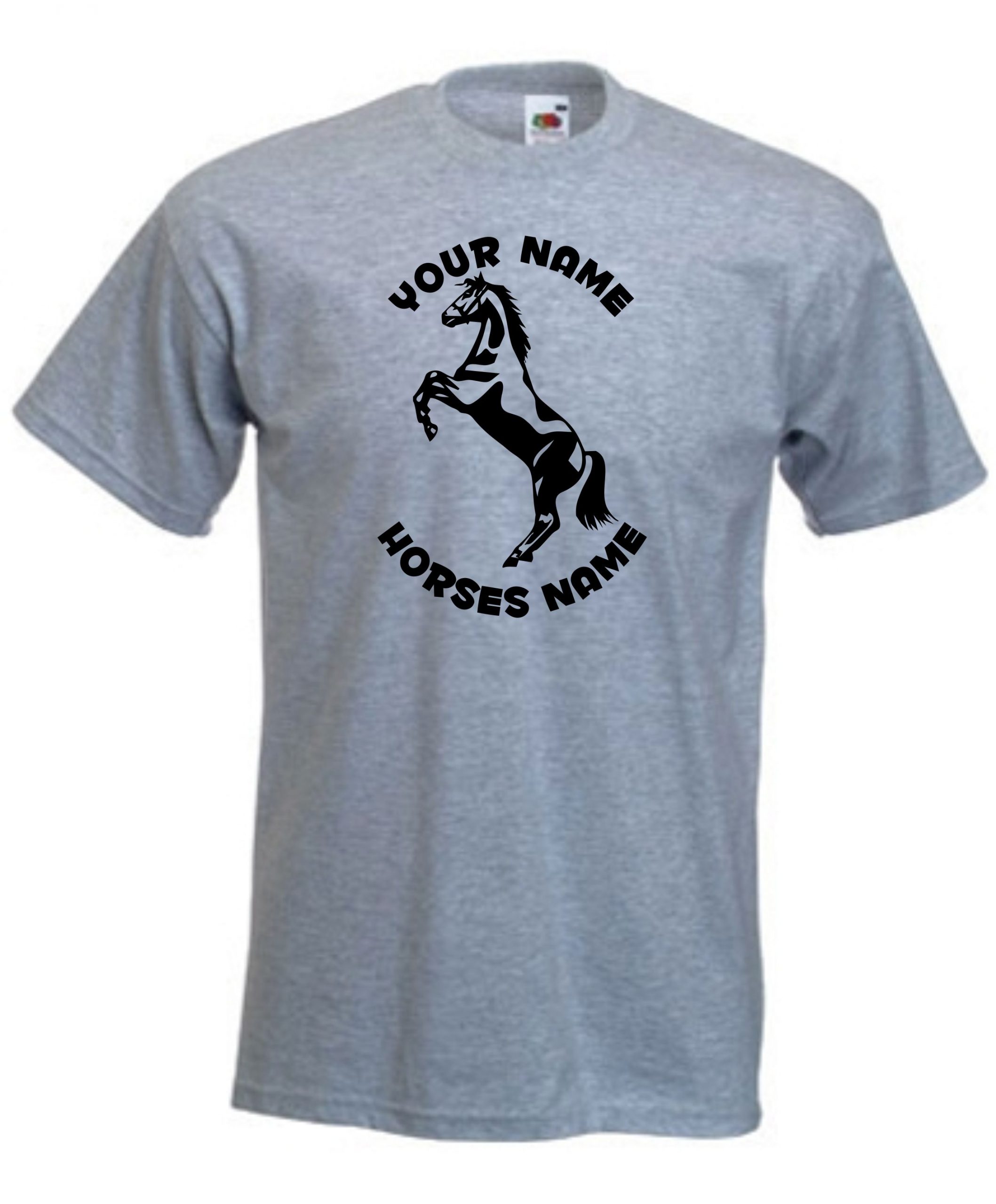 Stallion Rearing Horse Riding Kids T-Shirt, Horseriding Personalised TShirt - Image 6
