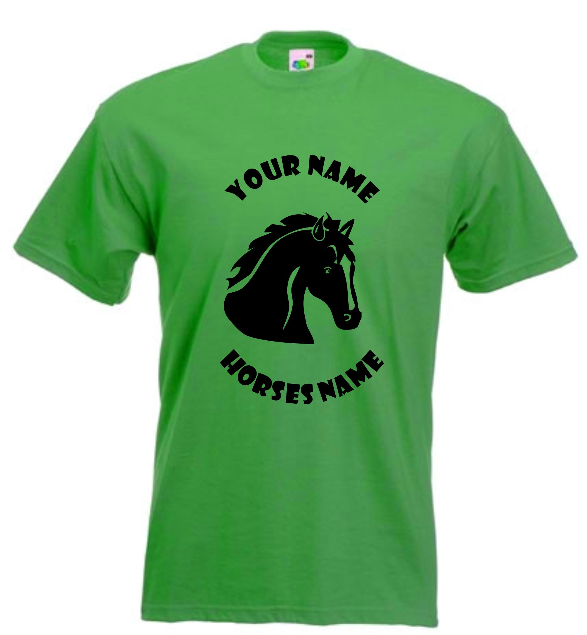 Horses Full Head Riding Kids T-Shirt, Horseriding Personalised TShirt - Image 7