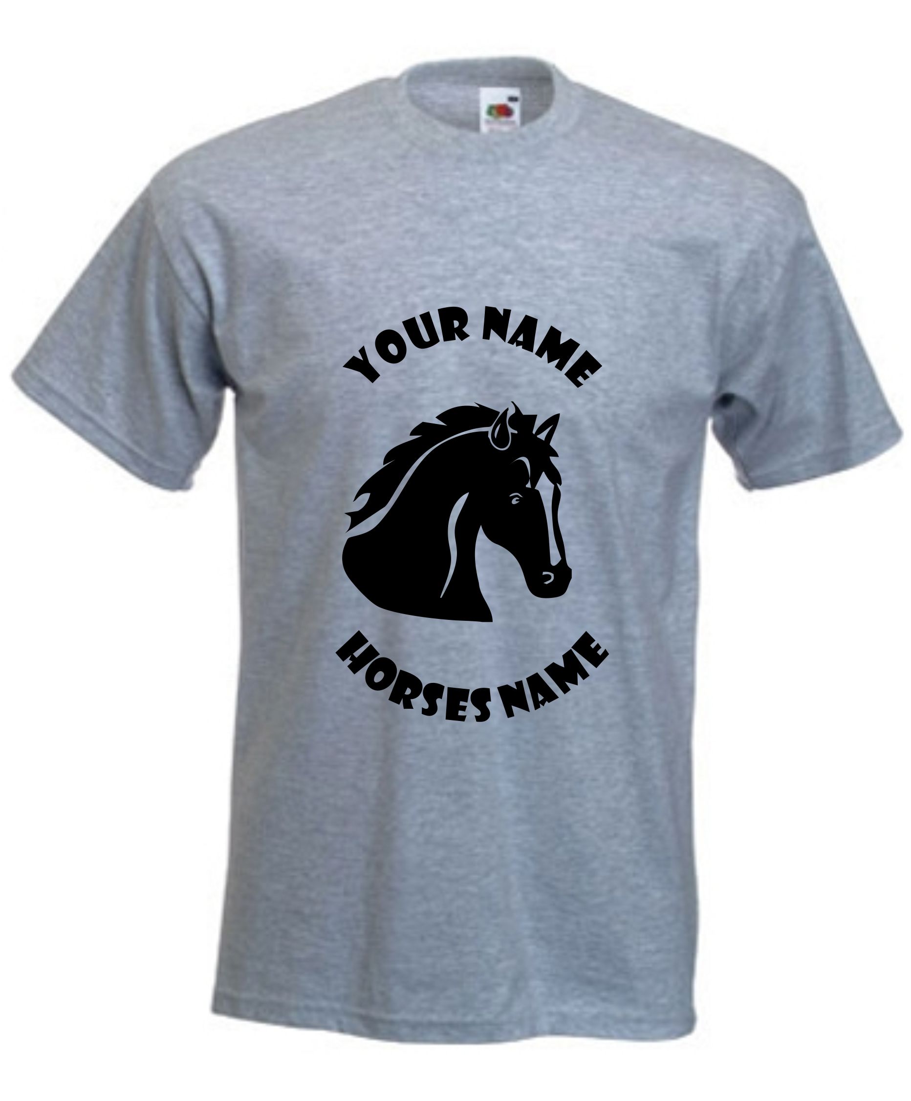 Horses Full Head Riding Kids T-Shirt, Horseriding Personalised TShirt - Image 6