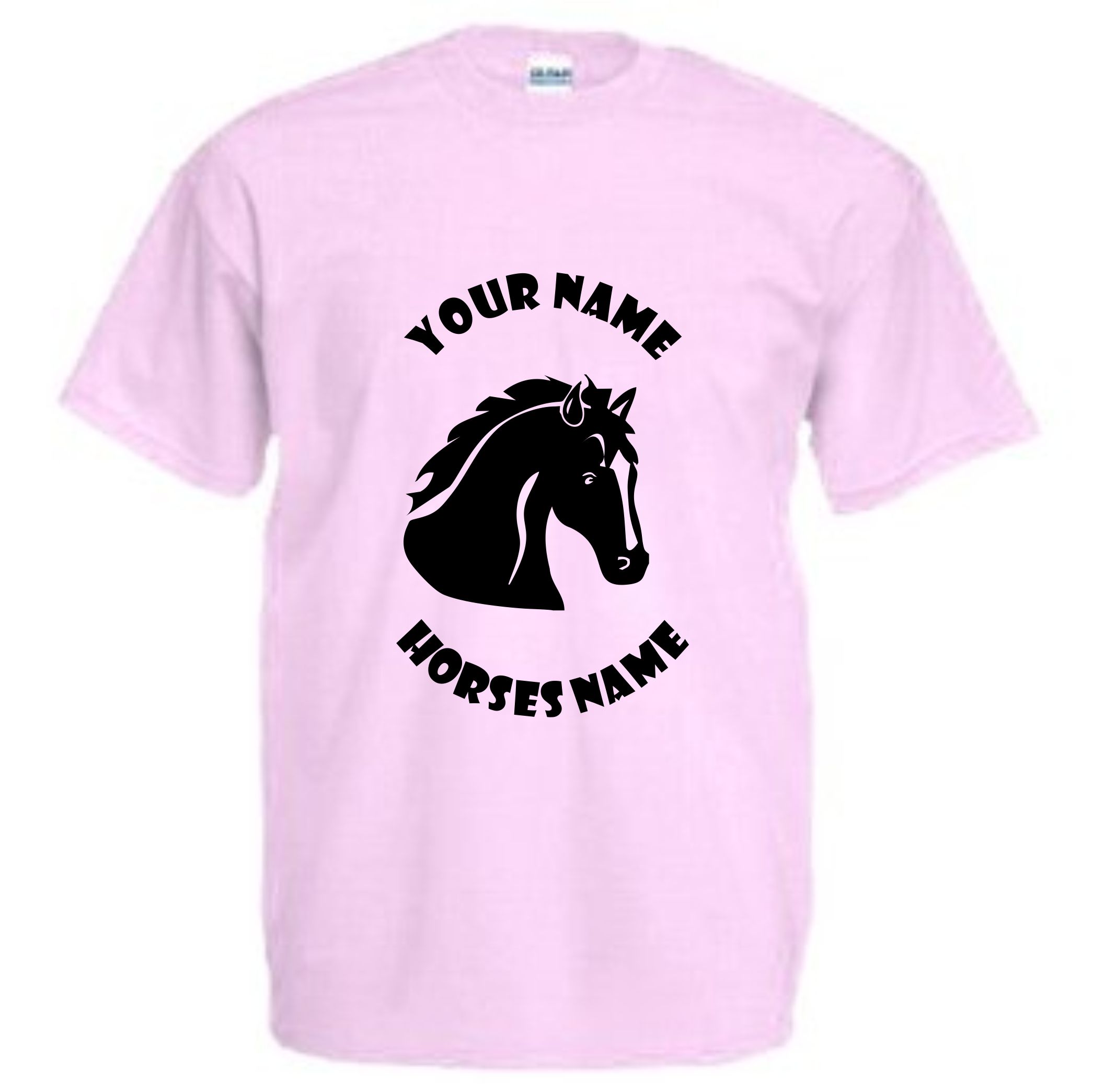 Horses Full Head Riding Kids T-Shirt, Horseriding Personalised TShirt - Image 4