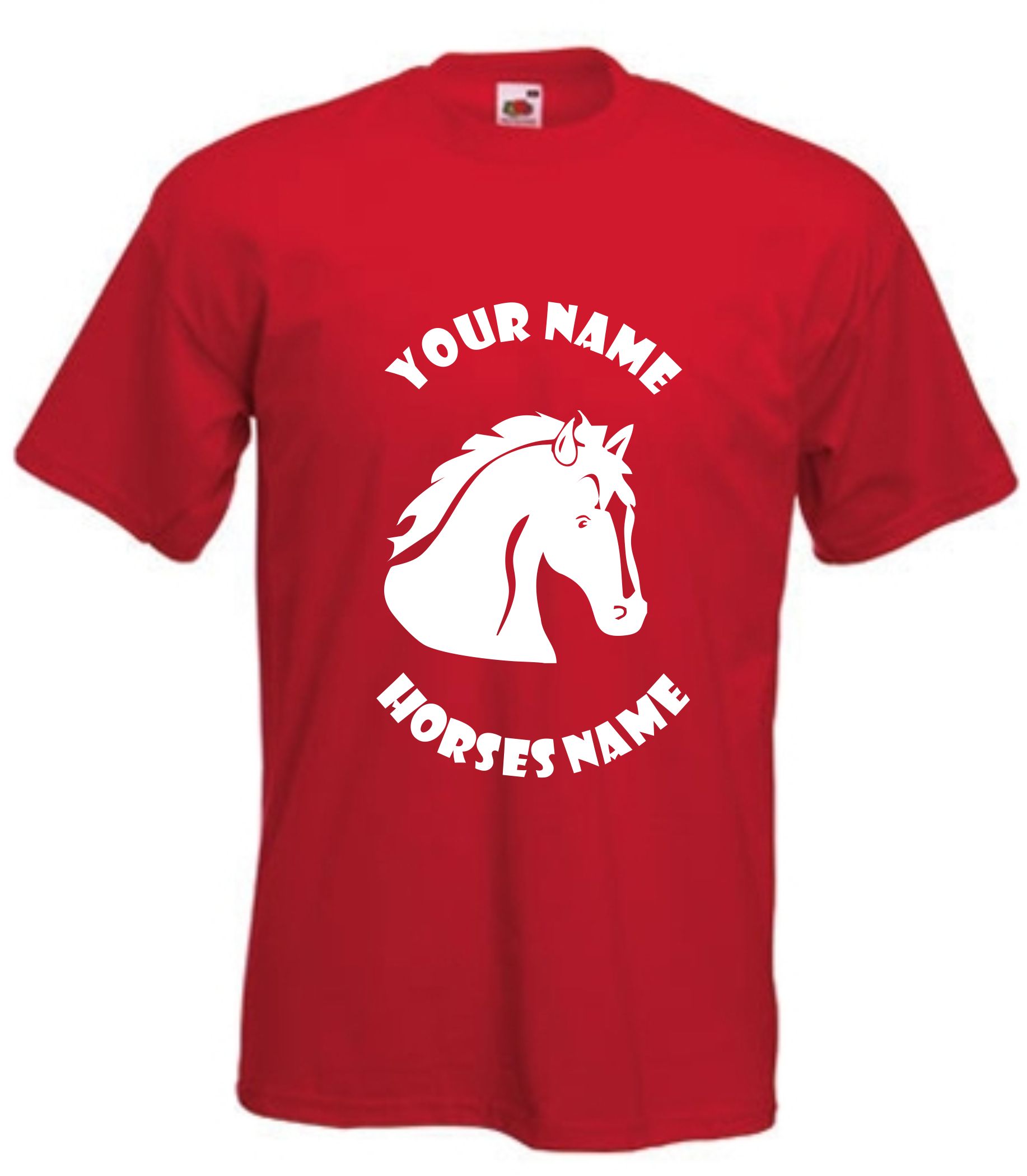 Horses Full Head Riding Kids T-Shirt, Horseriding Personalised TShirt - Image 3