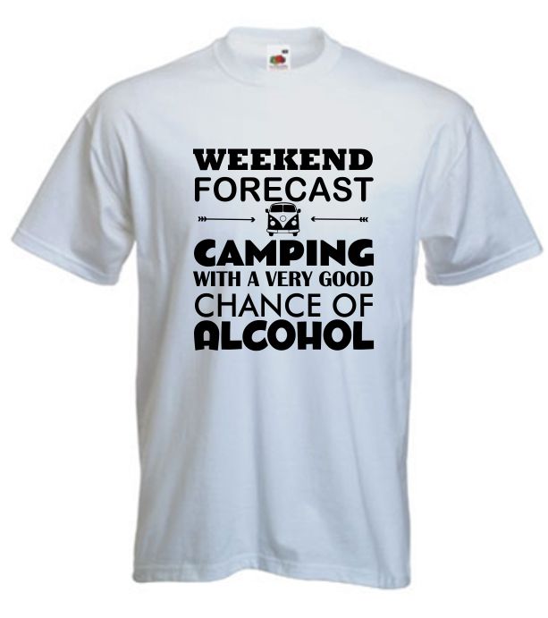 Camping T-Shirt, Camper Tshirt, Campervan T-Shirt, Funny TShirt, Camper Alcohol - Image 4