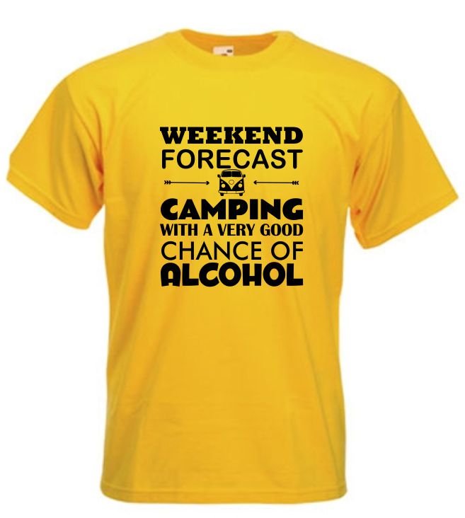 Camping T-Shirt, Camper Tshirt, Campervan T-Shirt, Funny TShirt, Camper Alcohol - Image 3