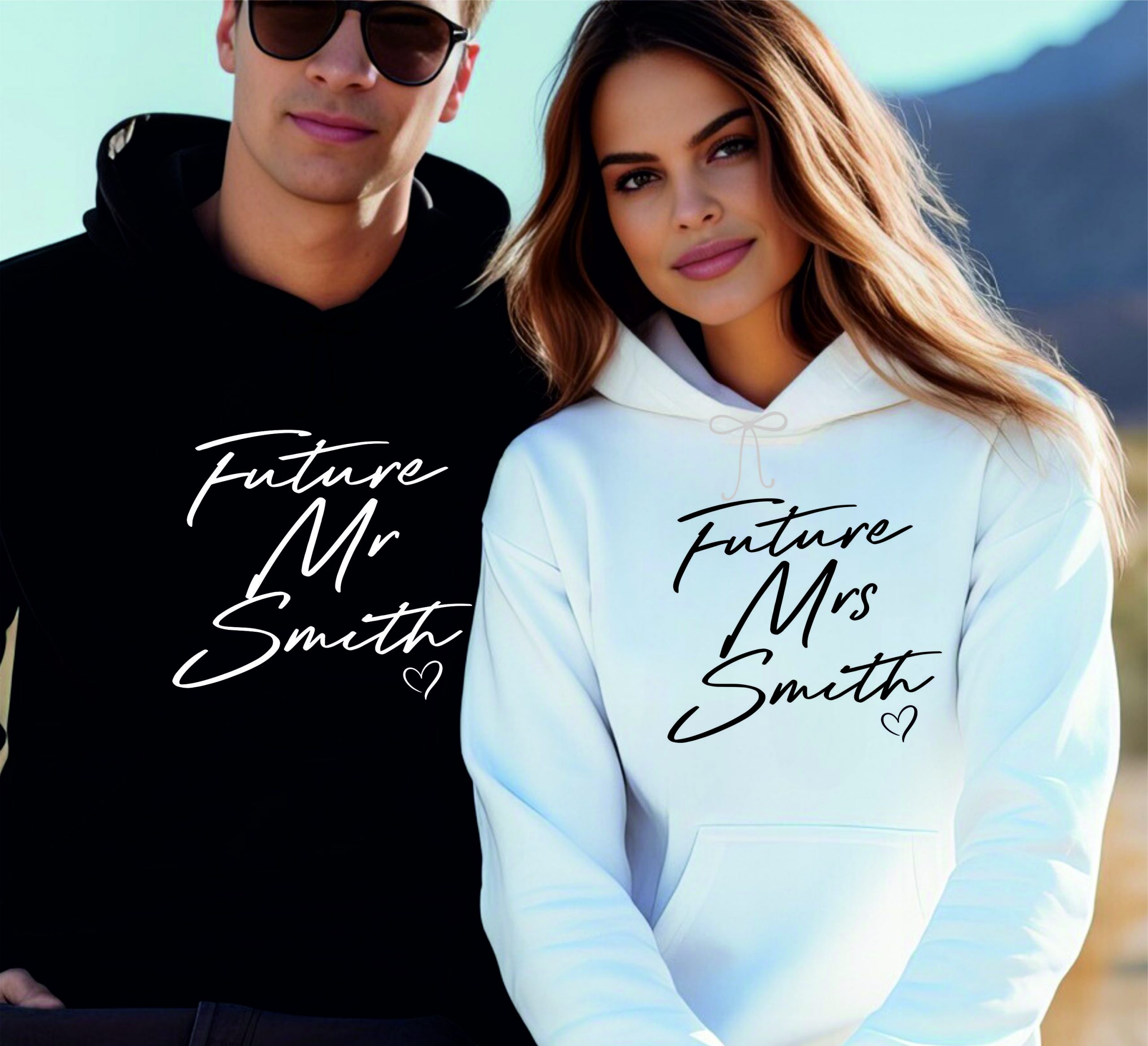 Future Mr and Mrs Hoodie, Pre Wedding Hoodie, Engagement Hoodie, Engagement Gift, Bride To Be Present