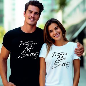 Future Mr and Mrs T-Shirt, Pre Wedding Tshirt, Engagement T Shirt, Matching Engagement Gifts, Bride To Be Present