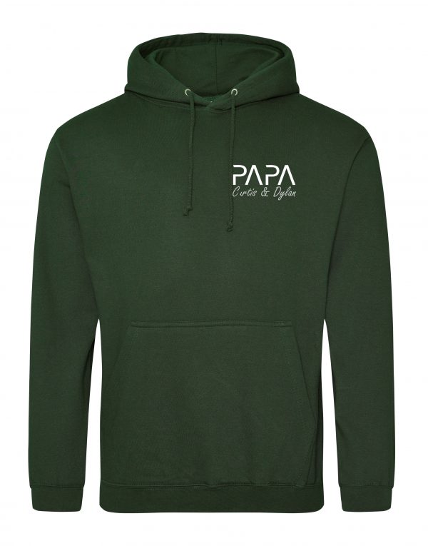 Papa Hoodie, Custom Papa hoodie with Names, Papa Kids names, Father's Day Gift (DG3) - Image 7