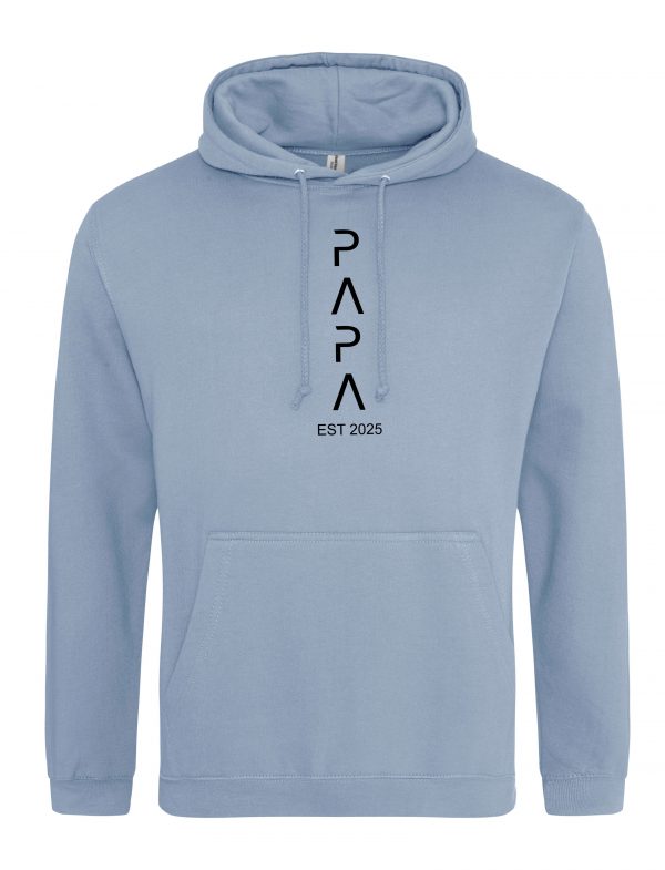 Papa Hoodie, Custom Papa hoodie with Date, Papa Established, Father's Day Gift (DG5D) - Image 7
