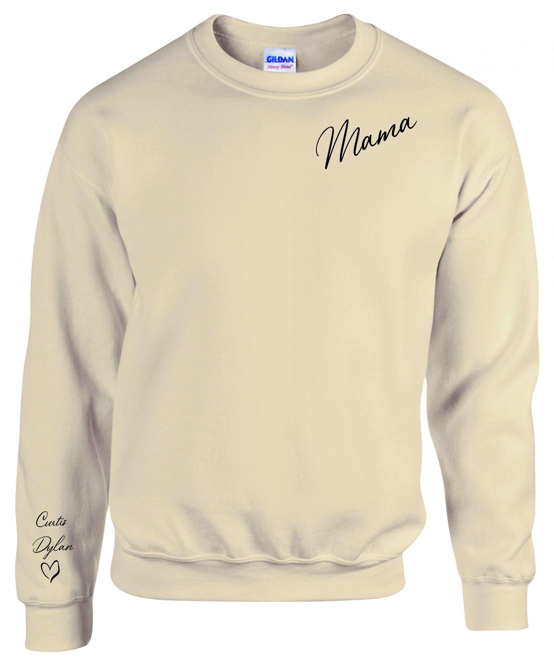 Mama Sweater Personalised, Mama Custom Sweatshirt with Names, Kids Name on Sleeve, Mother's Day Gift - Image 3