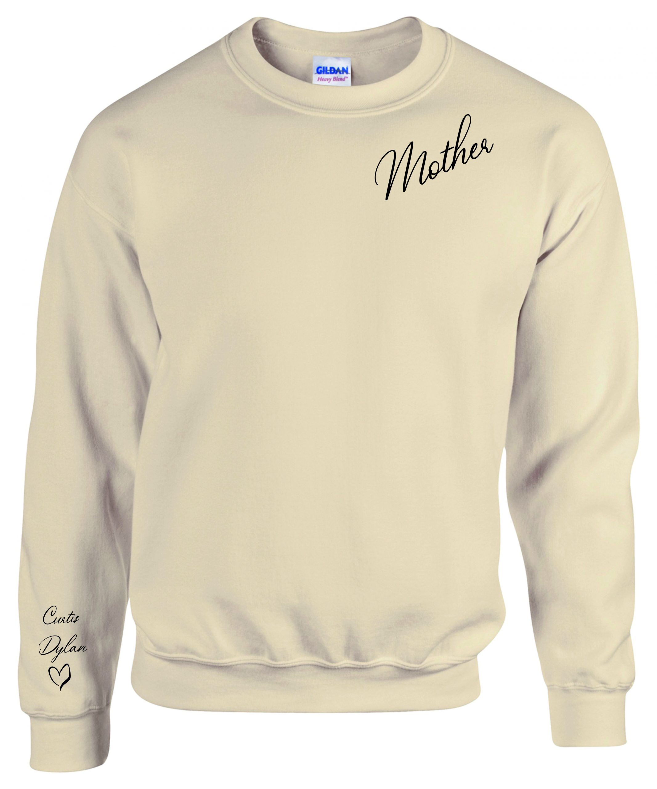 Mother Sweater Personalised, Mother Custom Sweatshirt with Names, Kids Name on Sleeve, Mother's Day Gift (MG5) - Image 5