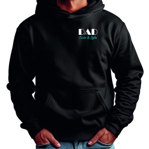 Dad Hoodie, Custom Dad hoodie with Names, Dad Kids names, Father's Day Gift (DG4N)