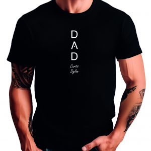 Dad Tshirt, Personalised Dad with Names T-shirt, Custom Dad T Shirt (DG5N)